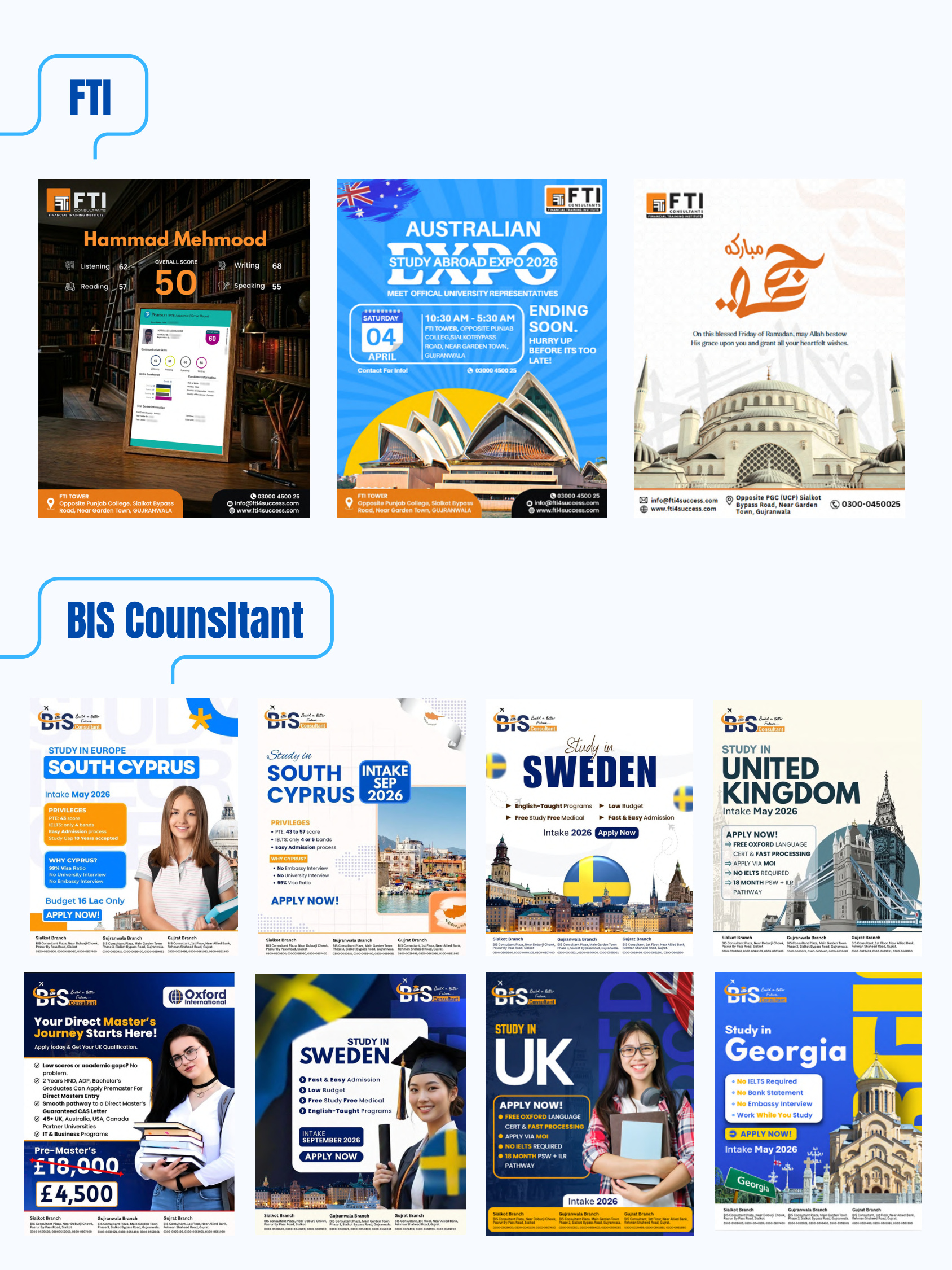 FTI & BIS Consultant